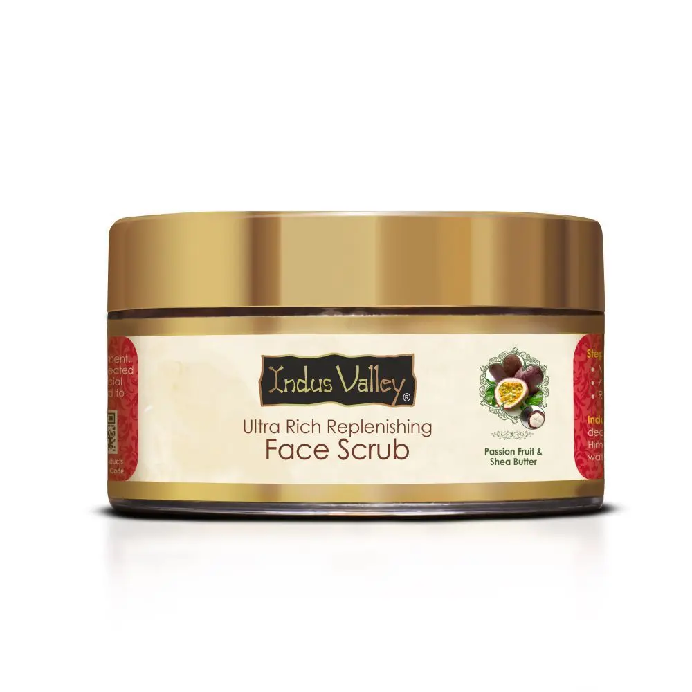 Indus Valley Ultra Rich Replanishing Shea Butter Face Scrub-(50 ml)