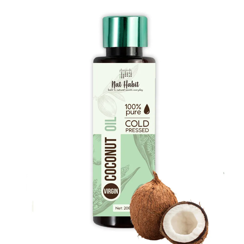 Nat Habit 100% Pure Cold Pressed Virgin Coconut Oil