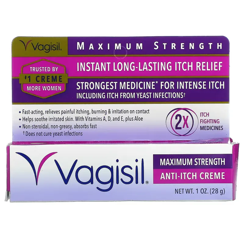 Anti-Itch Creme, Maximum Strength, 1 oz (28 g)