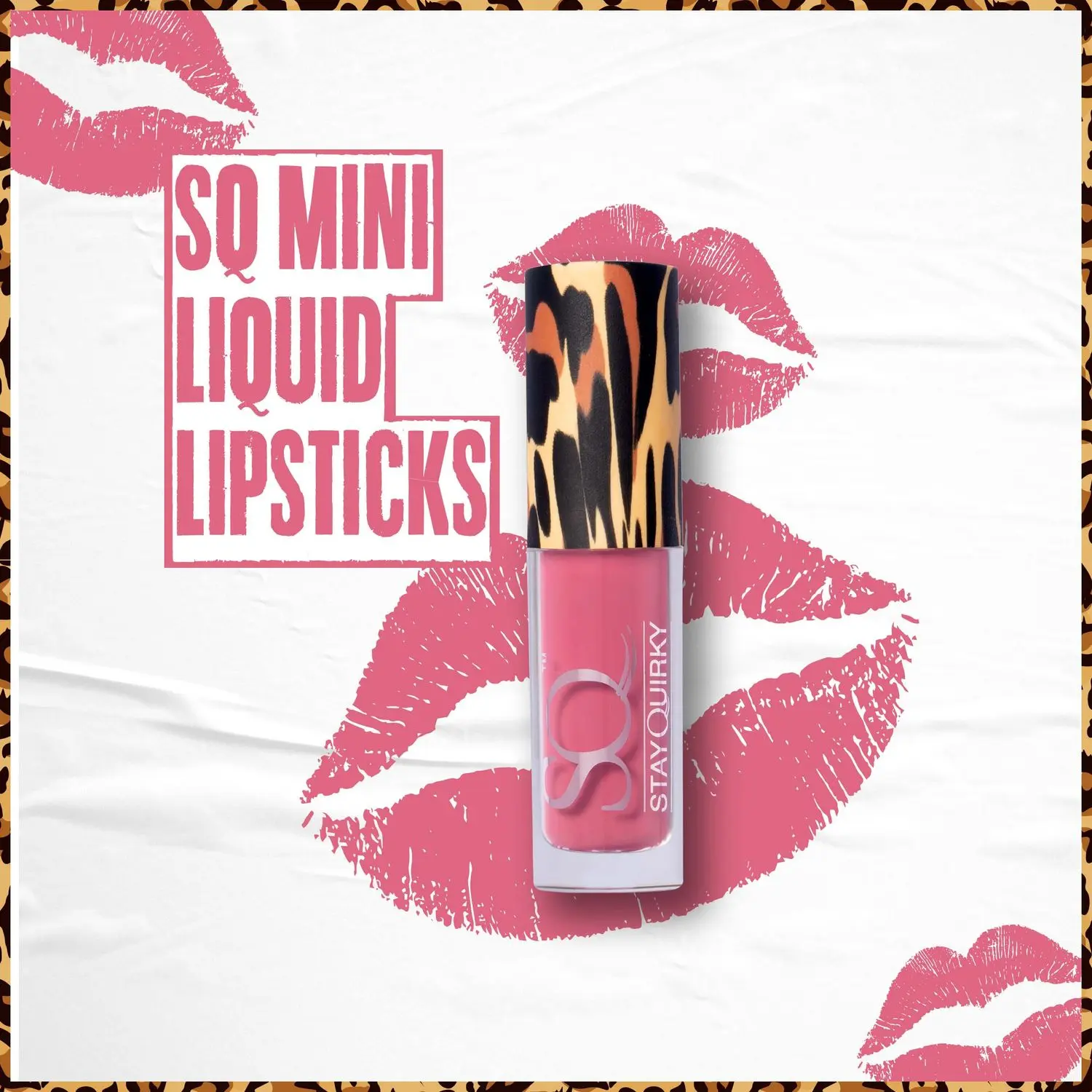 Stay Quirky Mini Liquid Lipstick Pink - Eff You See Kay 14 | Highly Pigmented | Non-drying | Long Lasting | Easy Application | Water Resistant | Transferproof | Smudgeproof (1.6 ml)