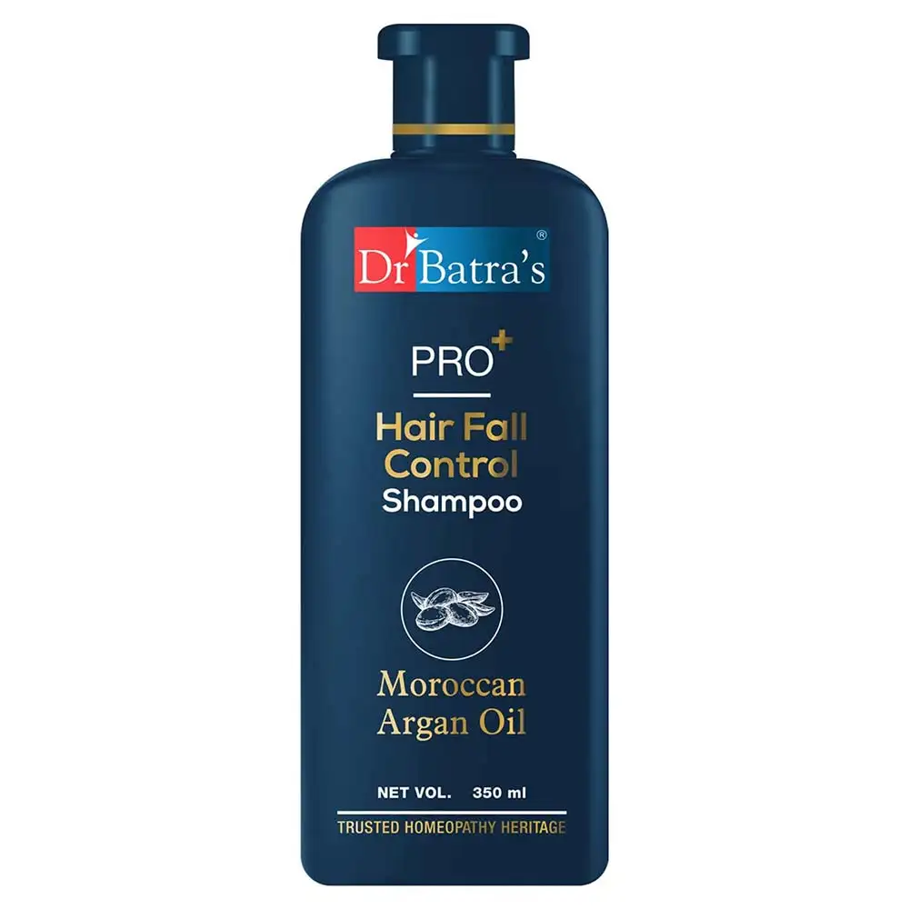 Dr Batra's Pro+ Hair Fall Control Shampoo,  350 ml  Moroccan Argan Oil