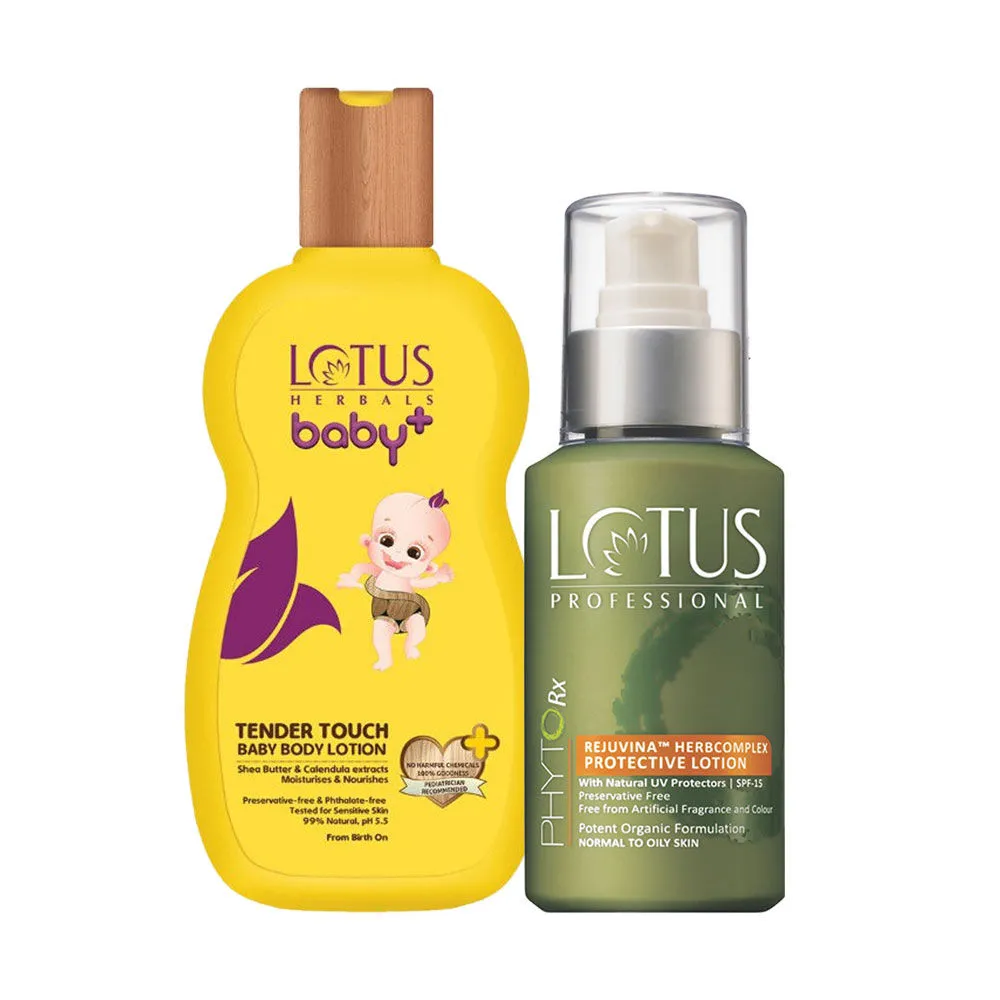 Lotus Herbals Phyto-Rx Rejuvina Protective Lotion & Baby Lotion Combo