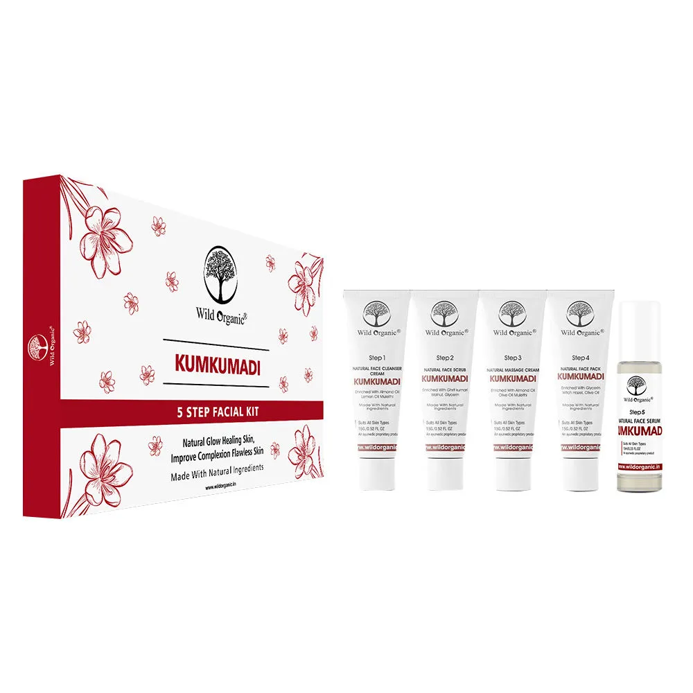 Wild Organic Kumkumadi 5 Step Facial Kit