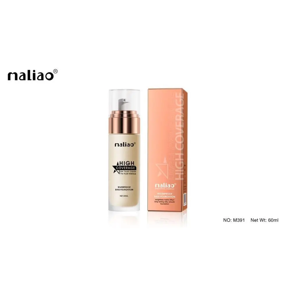 Maliao High Coverage Silk Touch Waterproof Base Foundation M391 60ml