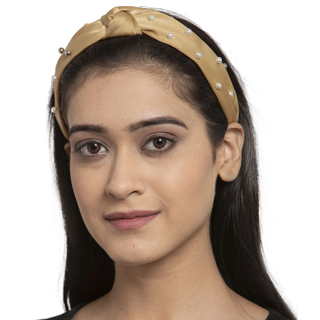 Ferosh Beige Pearly Hairband