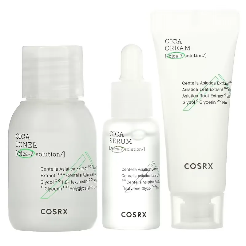 Cica-7 Relief Kit, For Sensitive Skin, 3 Piece Kit