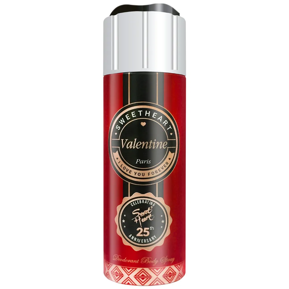 Sweet Heart Valentine Paris Deodorant Body Spray