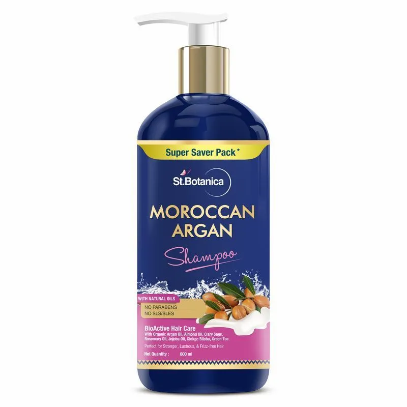 St.Botanica Moroccan Argan Hair Shampoo With Moroccan Argan Oil