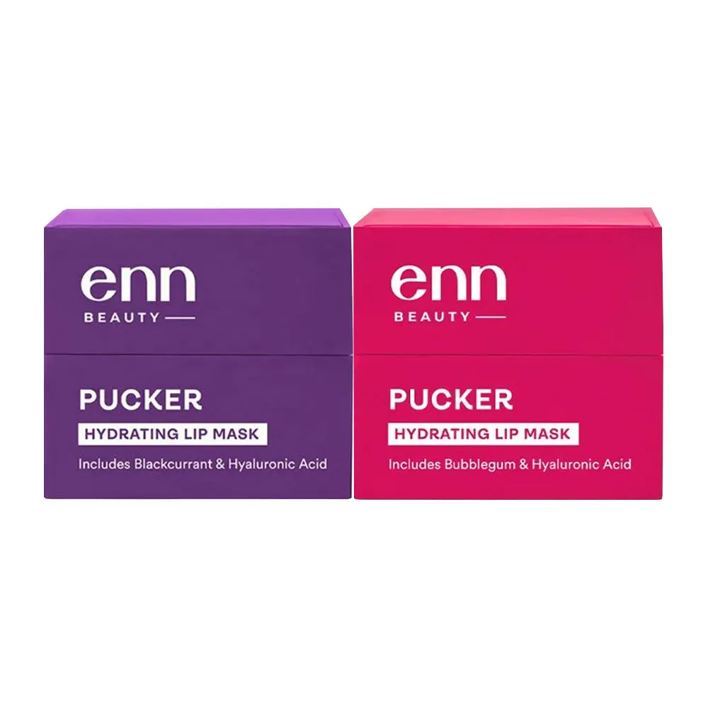 ENN Pucker Hydrating Lip Mask With Hyaluronic Acid Lip Care Kit