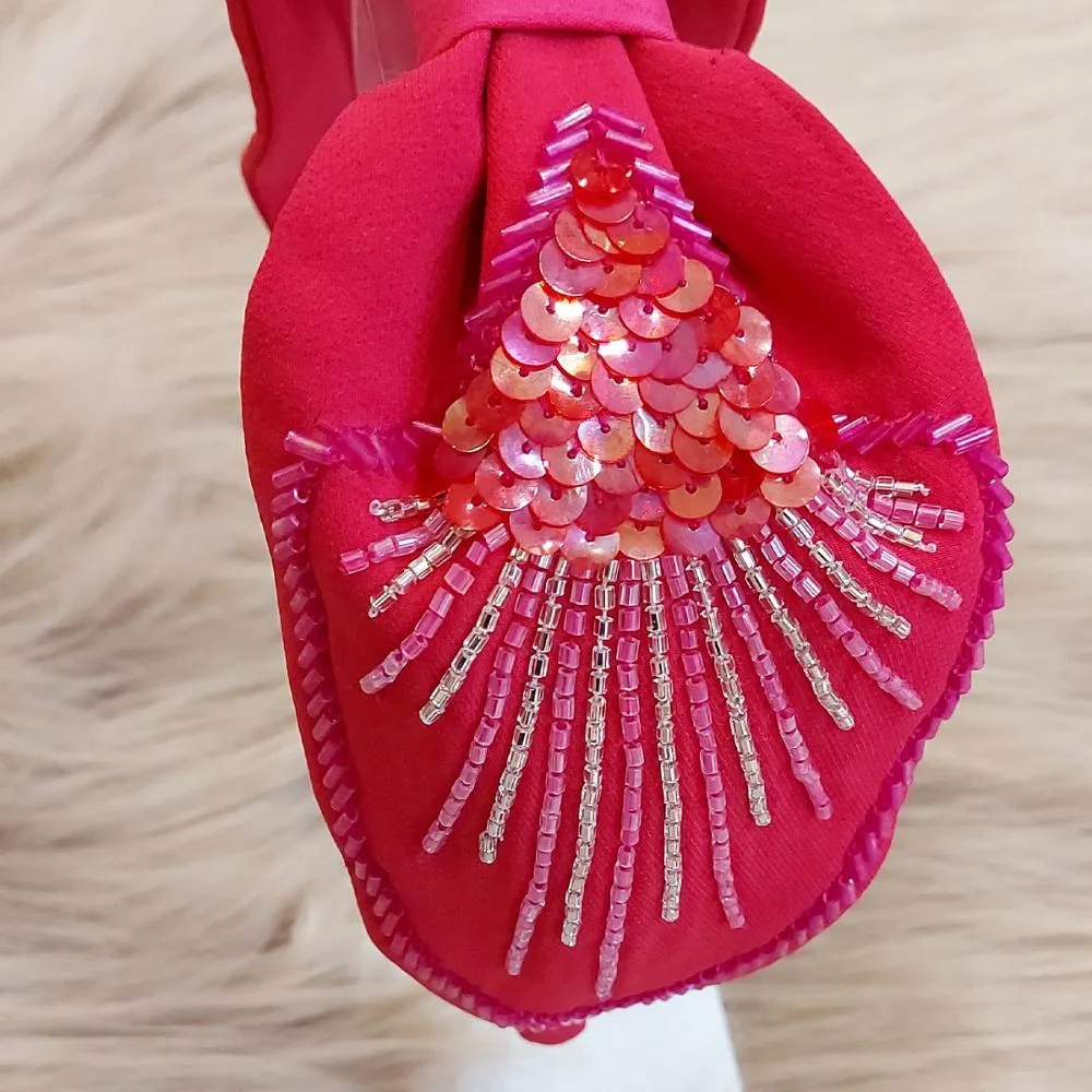 Diya Aswani Pink Leaf Hairband