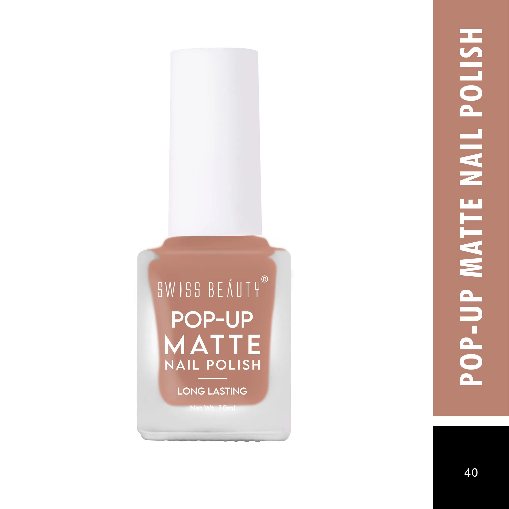 Swiss Beauty Pop-Up Matte Nail Polish - Shade 40