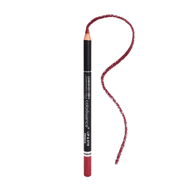 Coloressence Lip and Eye Pencil Long Lasting Waterproof Matte - Light Red