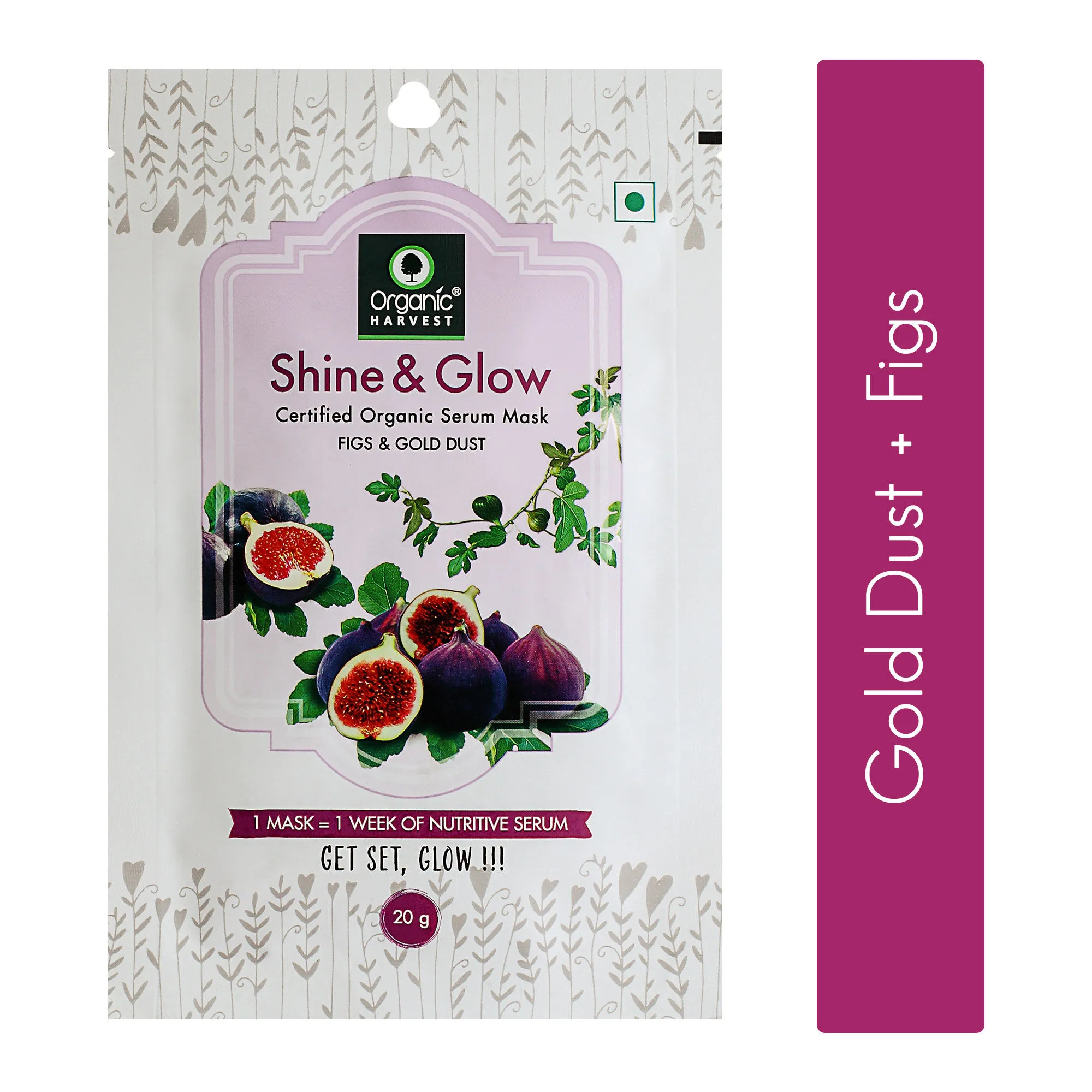 Organic Harvest Shine & Glow Serum Sheet Mask