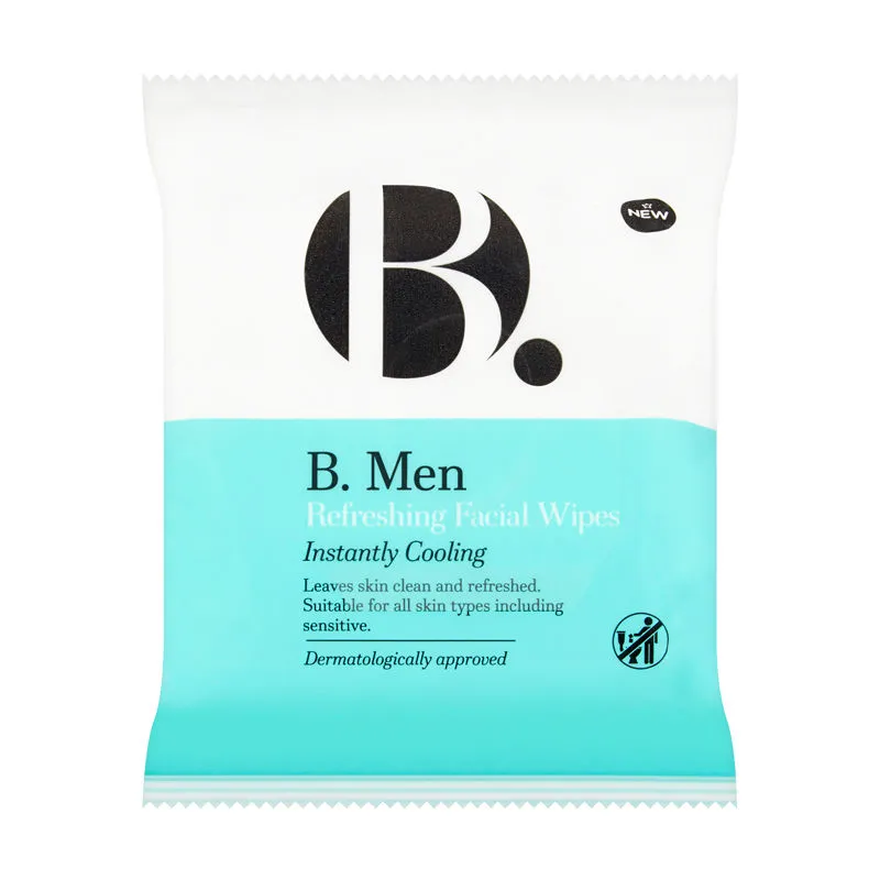 Superdrug B. Men Refreshing Facial Wipes