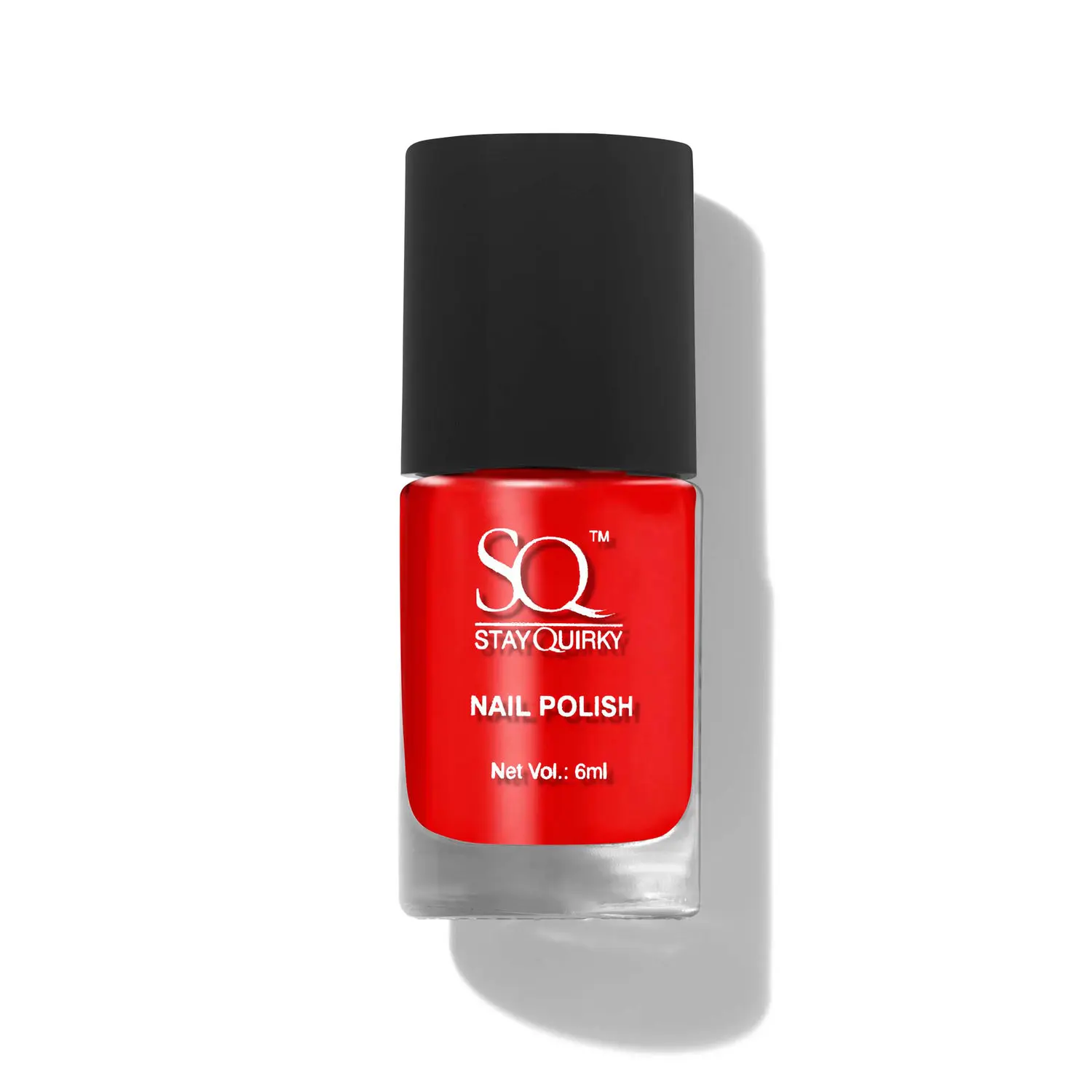 Stay Quirky Nail Polish, Matte, Red, Romance - Kisses 3 (6 ml)