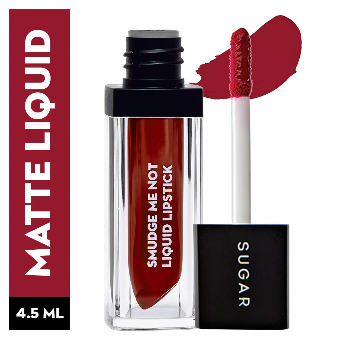 SUGAR Smudge Me Not Liquid Lipstick - 10 Drop Dead Red