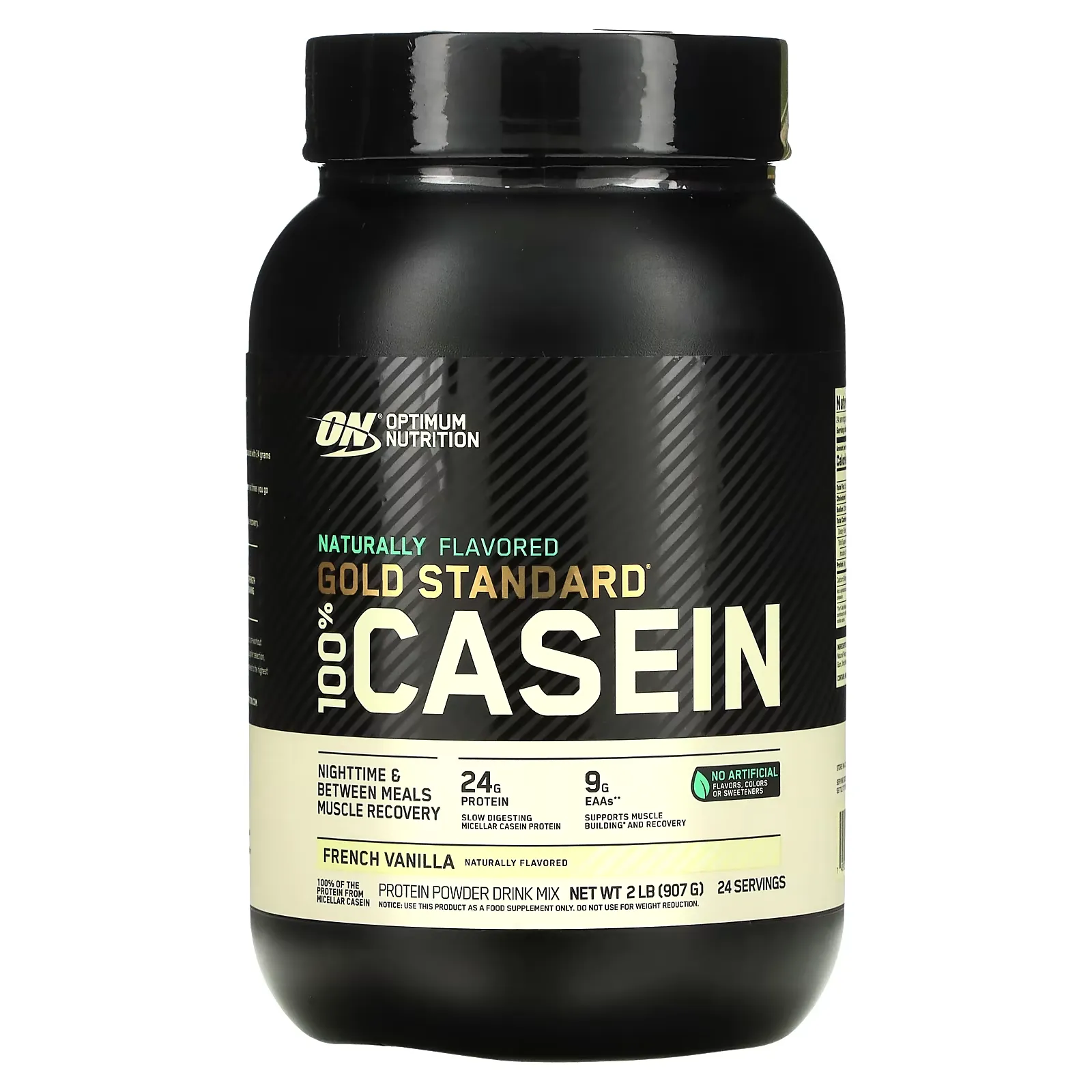 Gold Standard 100% Casein, French Vanilla, 2 lbs (907 g)