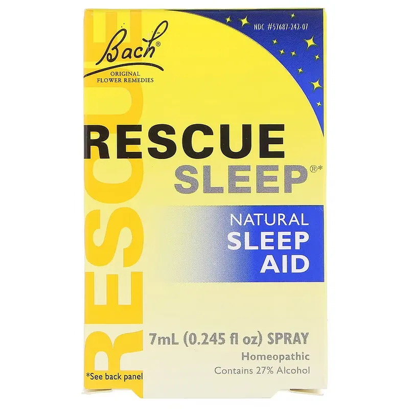 Original Flower Remedies,  Rescue Sleep, Natural Sleep Aid Spray, 0.245 fl oz (7 ml)