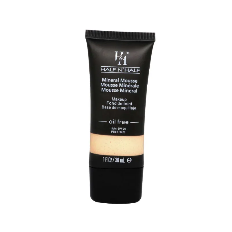 Half N Half Mineral Mousse Oil Free Foundation Light SPF 20 - Light