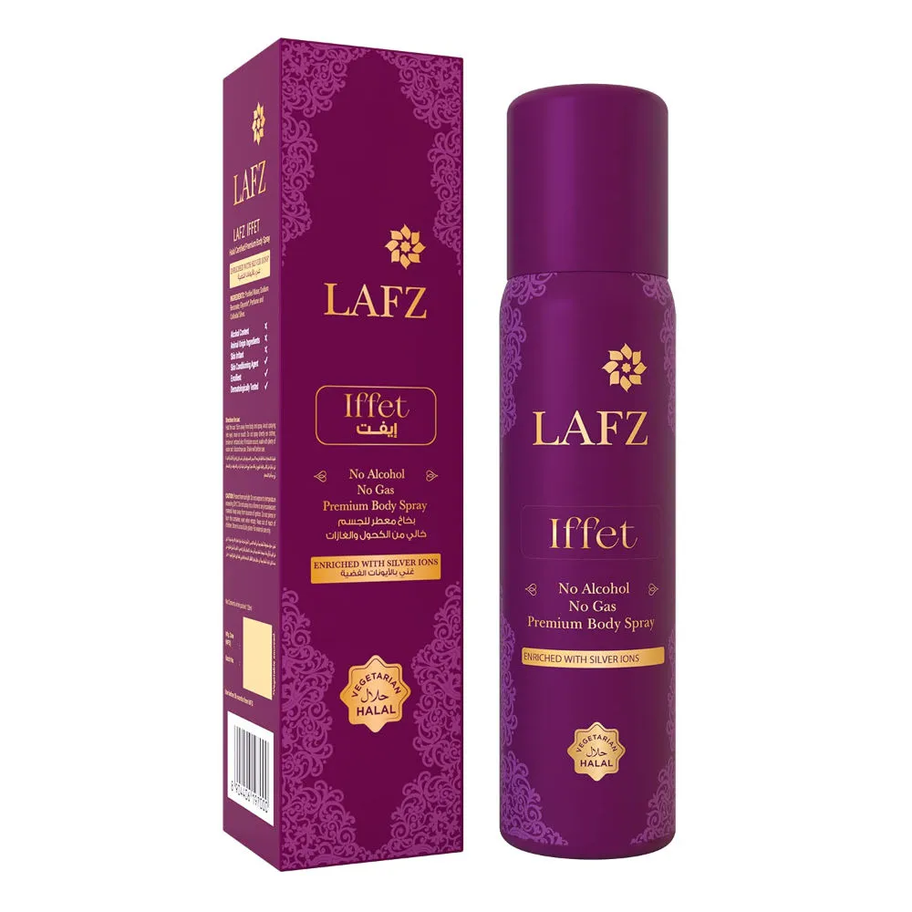 LAFZ Iffet No Alcohol No Gas Premium Body Spray for Women