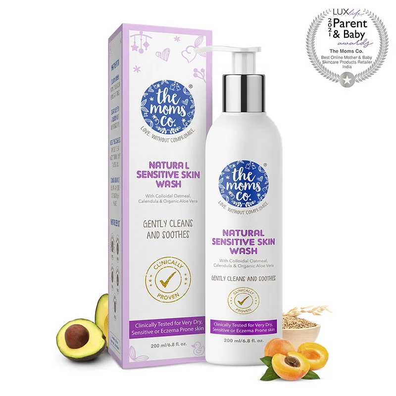 The Moms Co. Natural Soothing Relief Wash - Natural Sensitive Skin Wash