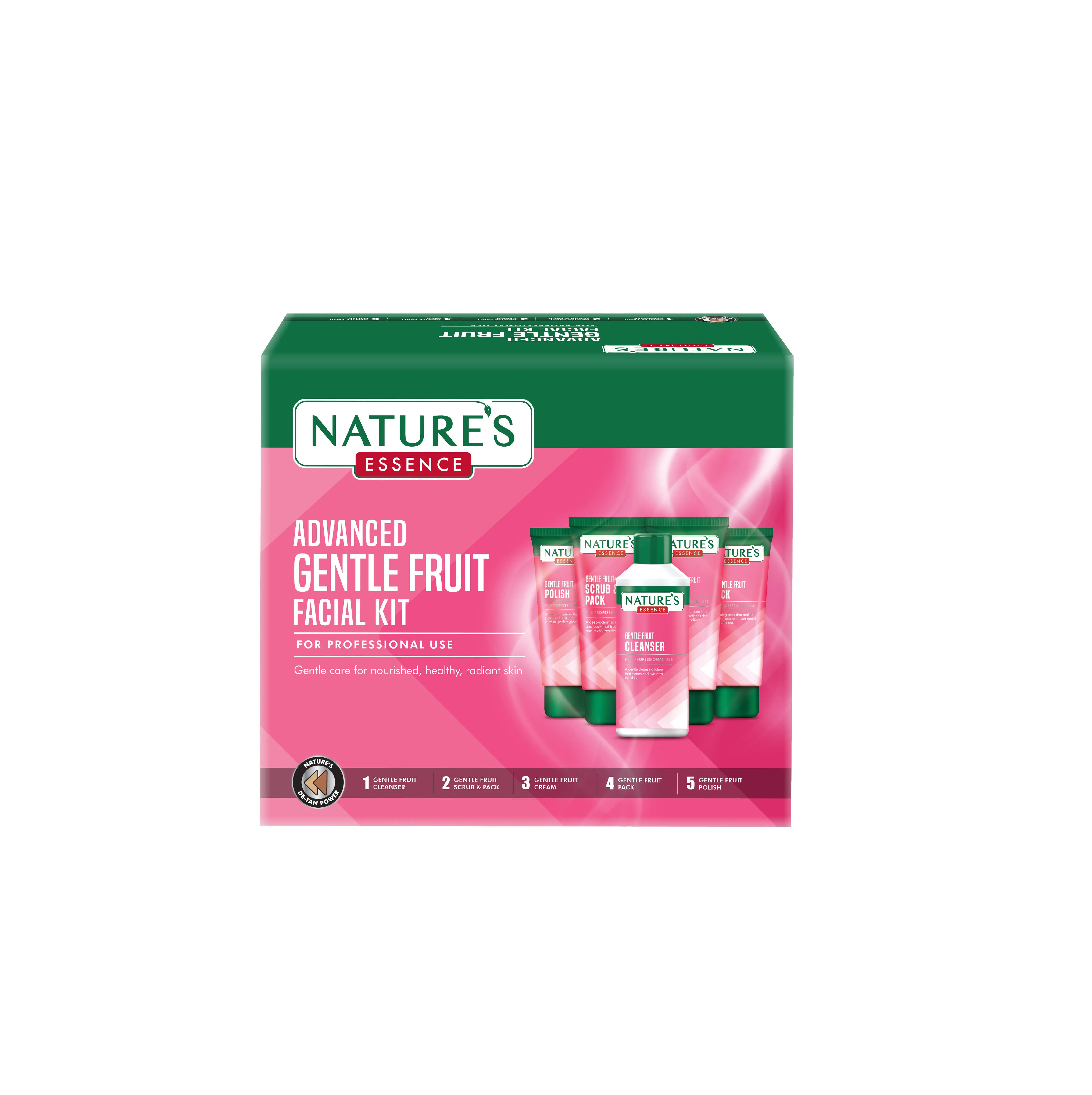 Nature's Essence Gentle Fruit Facial Kit, 400g +200ml