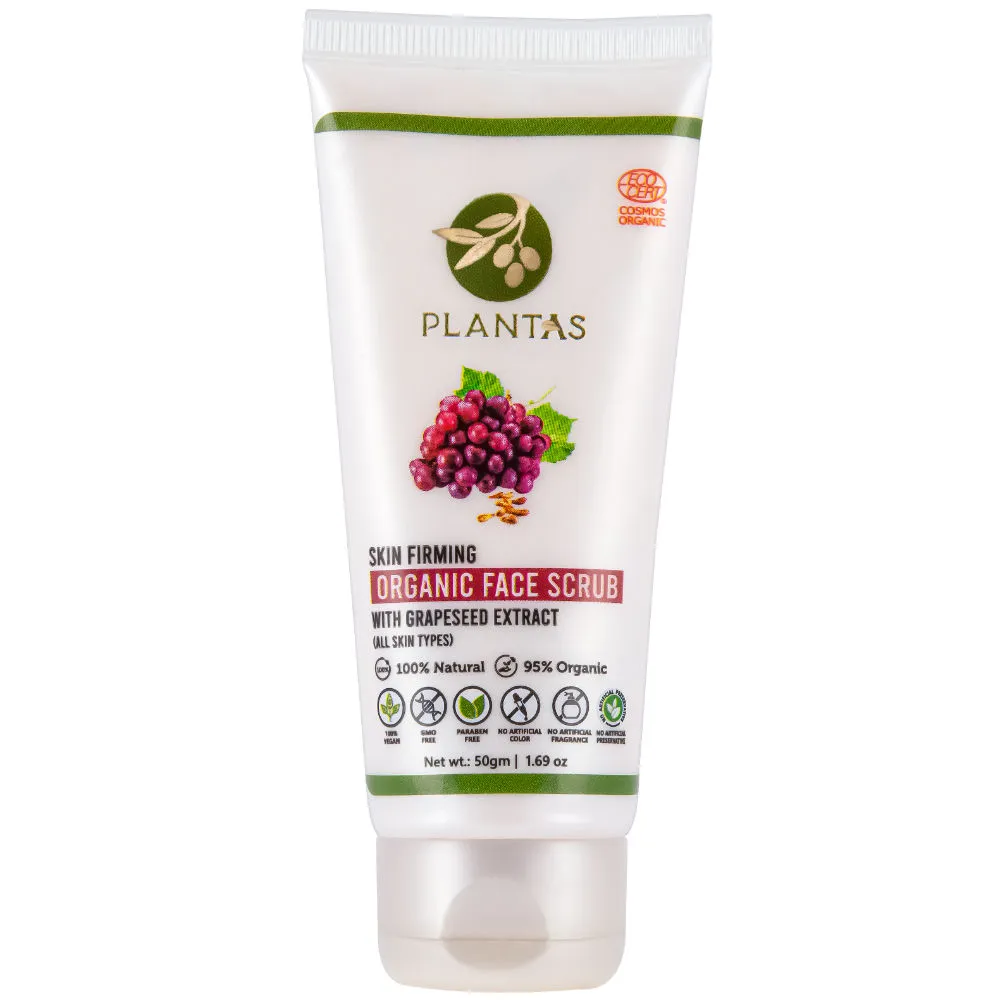 PLANTAS Skin Firming Organic Face Scrub