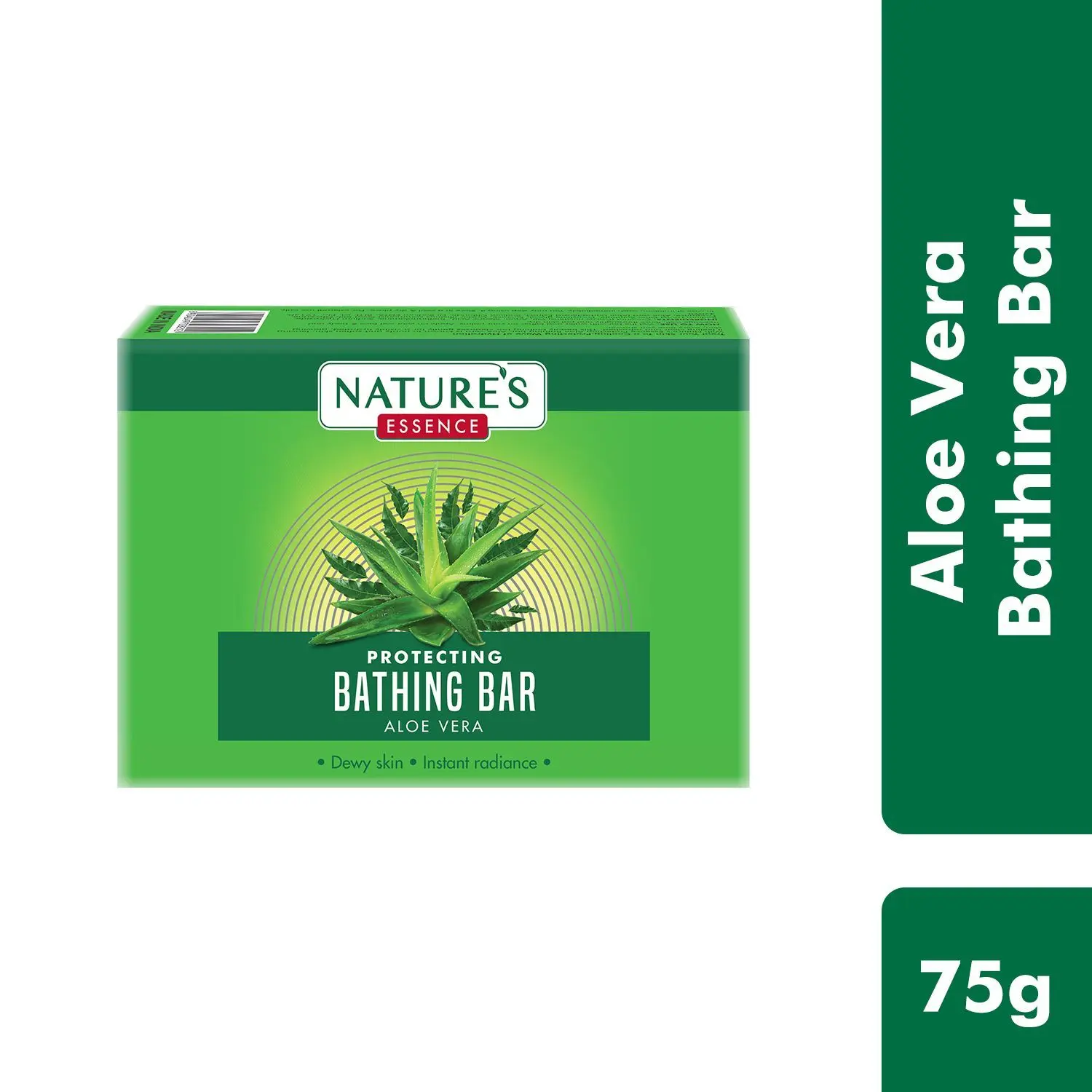Naturea€™s Essence Aloevera Soap | For dewy skin and instant radiance | 75gm