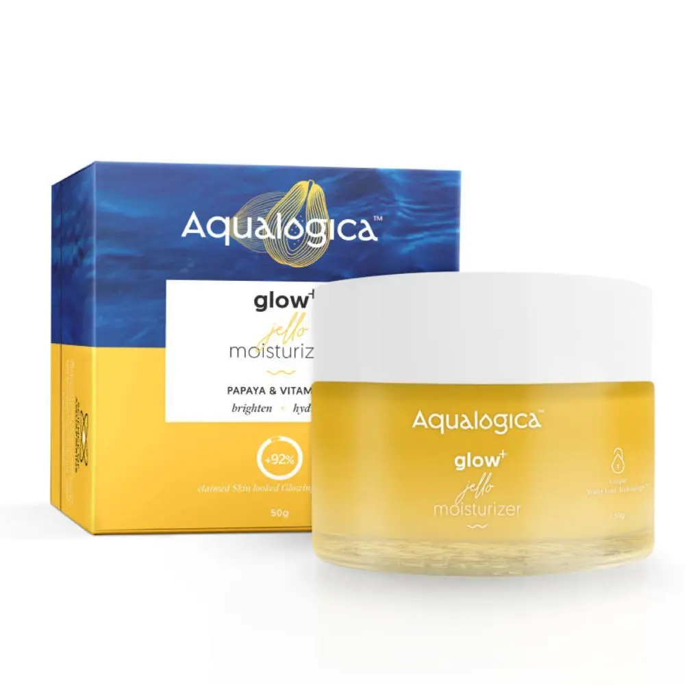 Aqualogica Glow+ Jello Moisturizer with Papaya & Vitamin C 50g