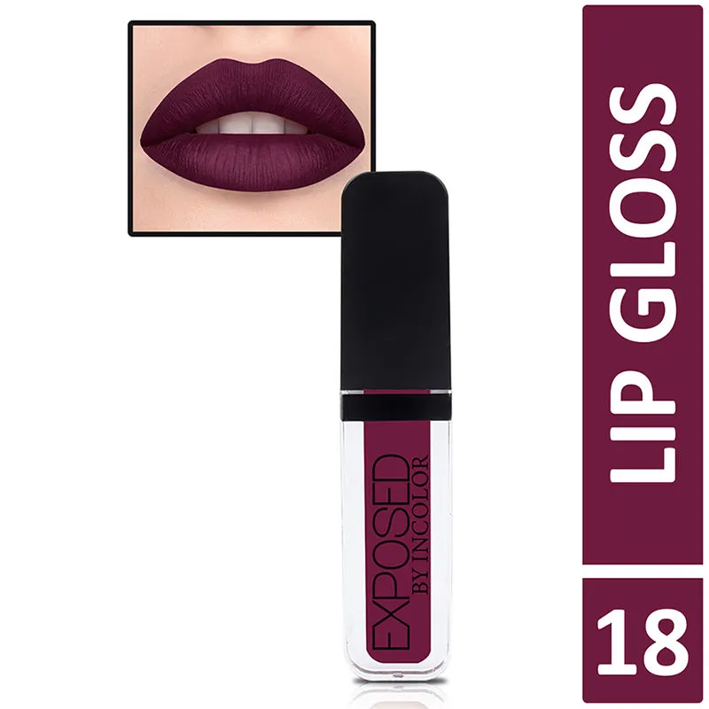 Incolor Exposed Soft Matte Lipgloss - 18