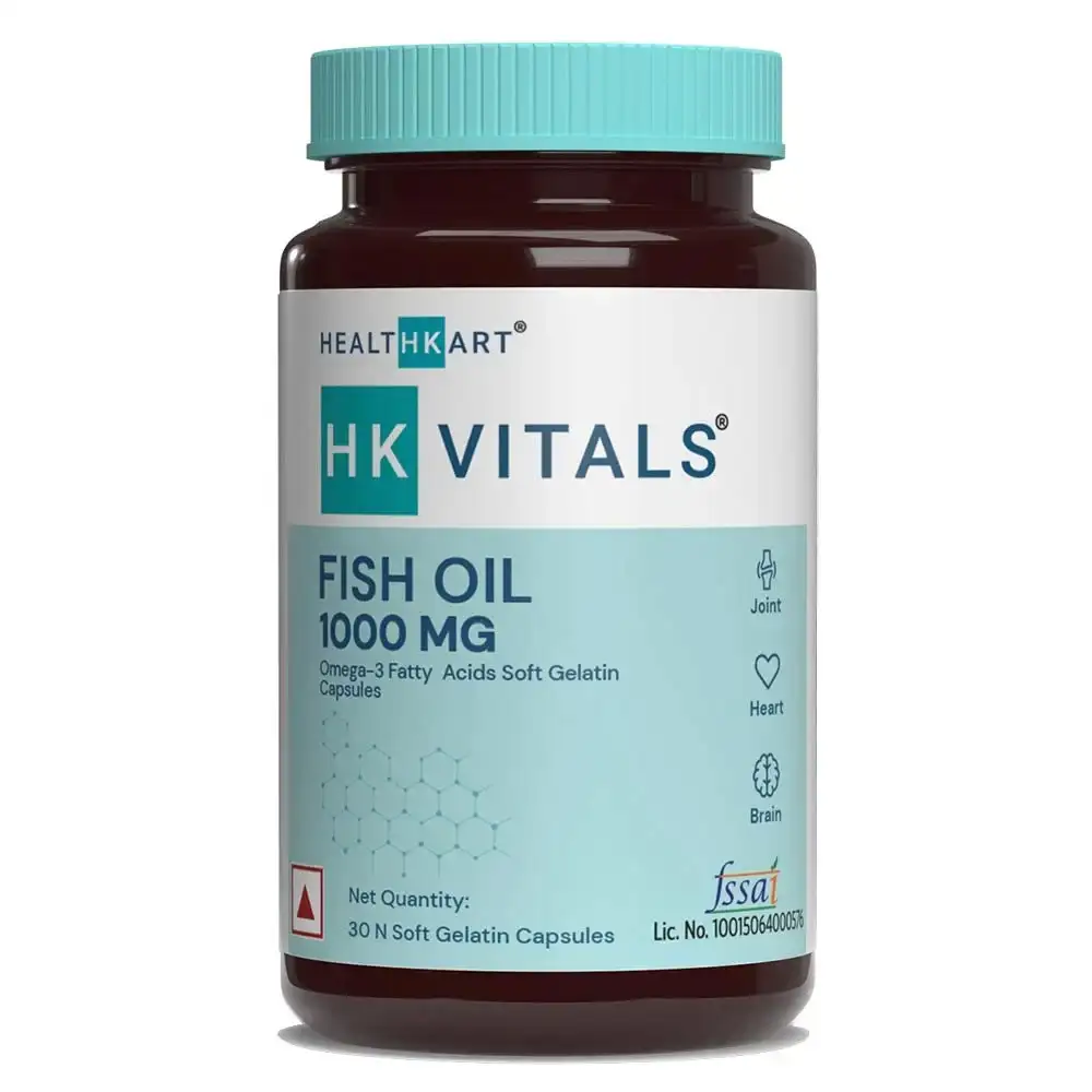 Healt Fish Oil 1000mg with 180mg EPA and 120mg DHA OP,  30 capsules