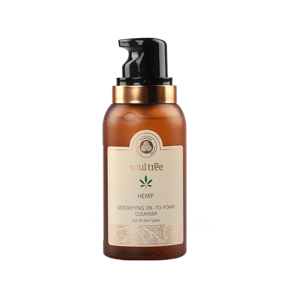 SoulTree Hemp Detoxifying Oil To Foam Cleanser