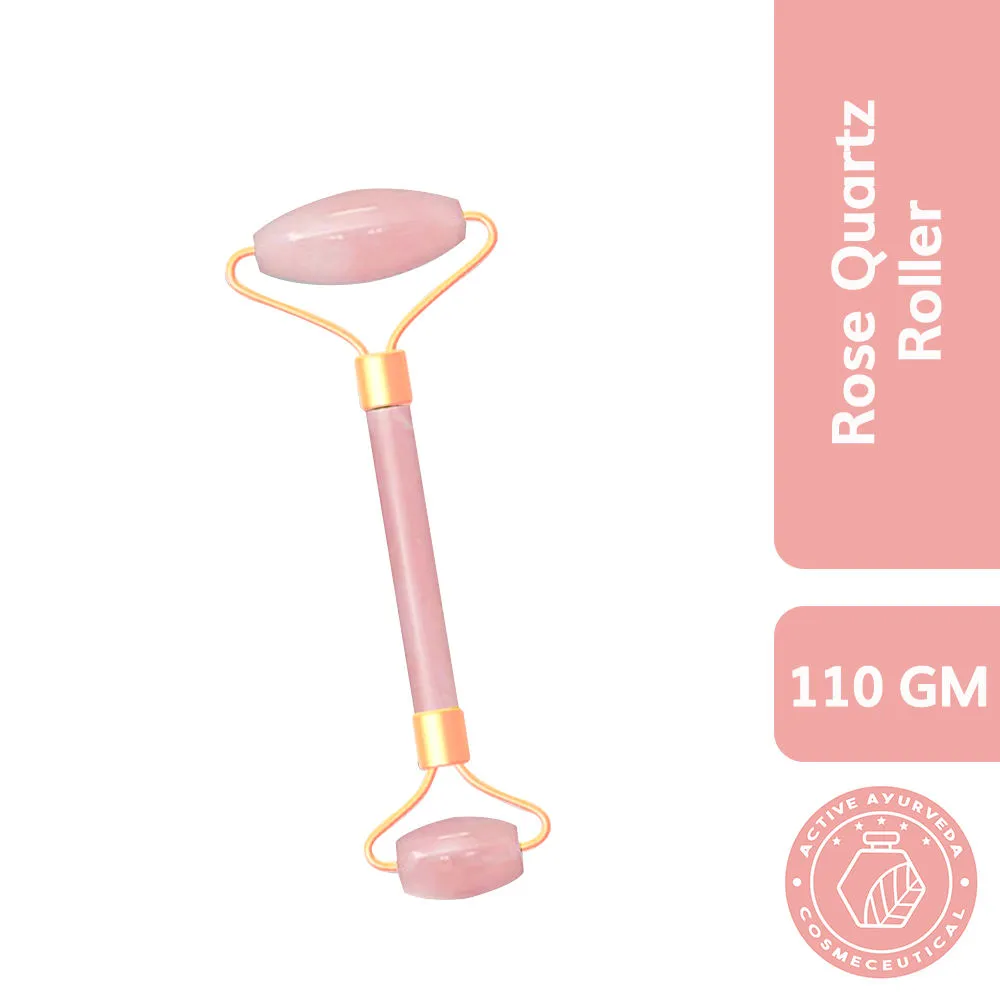 Auli Rose Quartz Roller Facial Massage Tool