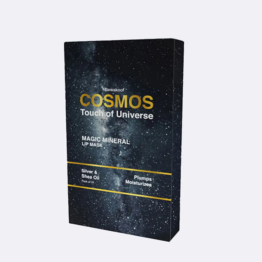 Cosmos by Bewakoof Exfoliating Magic Mineral Lip Mask Powered By Silver & Shea Oil (Pack of 10) - Paraben & Sulphate Free