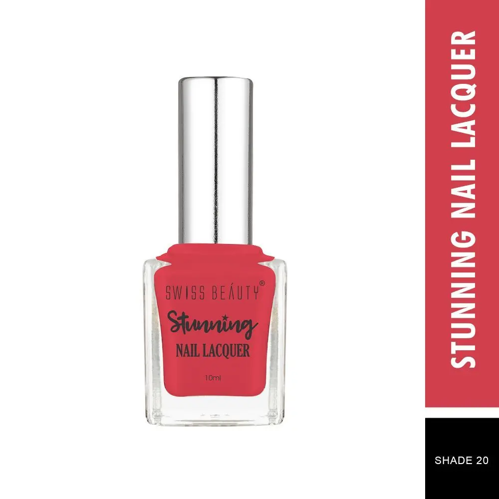 Swiss Beauty Stunning Nail Lacquer 20 Hot Hot Hot (10 ml)