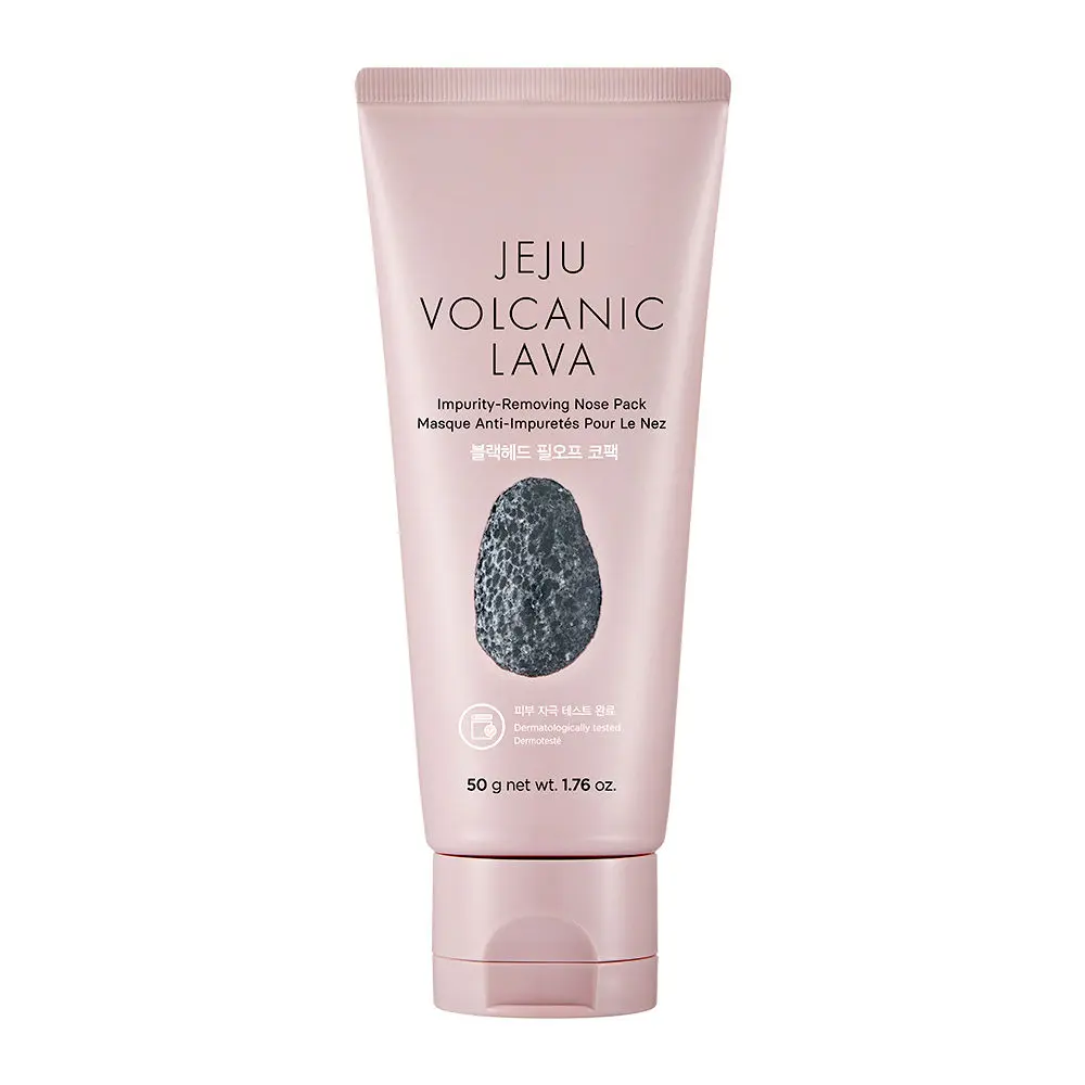 The Face Shop Jeju Volcanic Lava Impurity Removing Nose Pack, White, 50 g