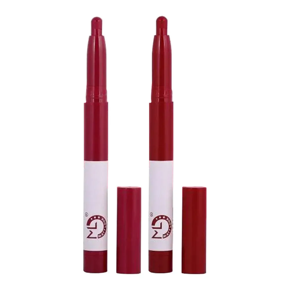 Matt look Stain Lip Crayon Matte Non-Transfer Lipstick Combo - 10