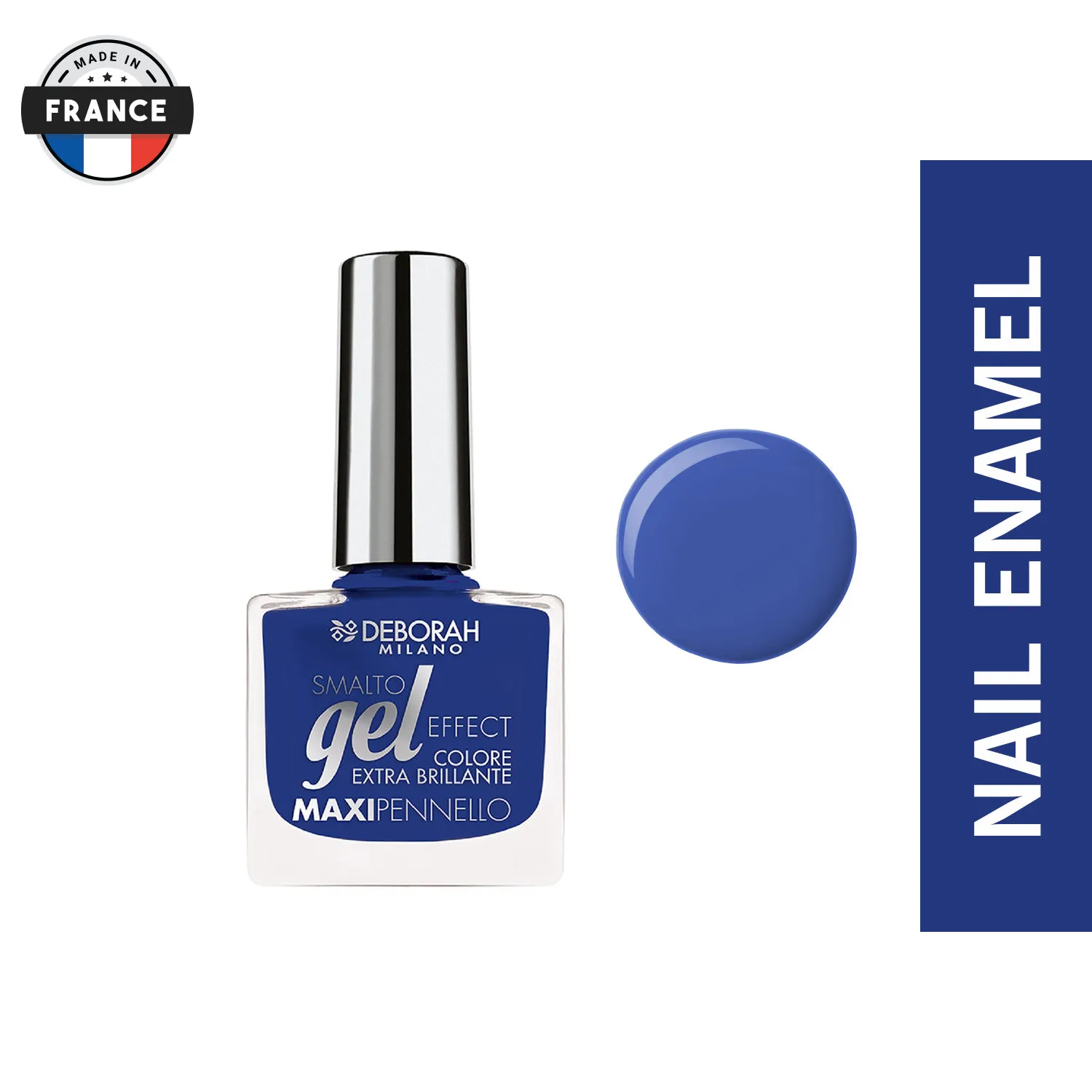 Deborah Gel Effect Nail Enamel- 41 Deep Blue