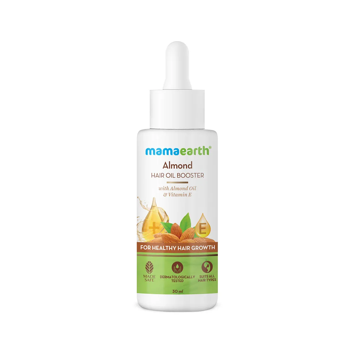 Mamaearth Almond Hair Oil Booster With Almond Oil & Vitamin E & For Healthy Hair Growth