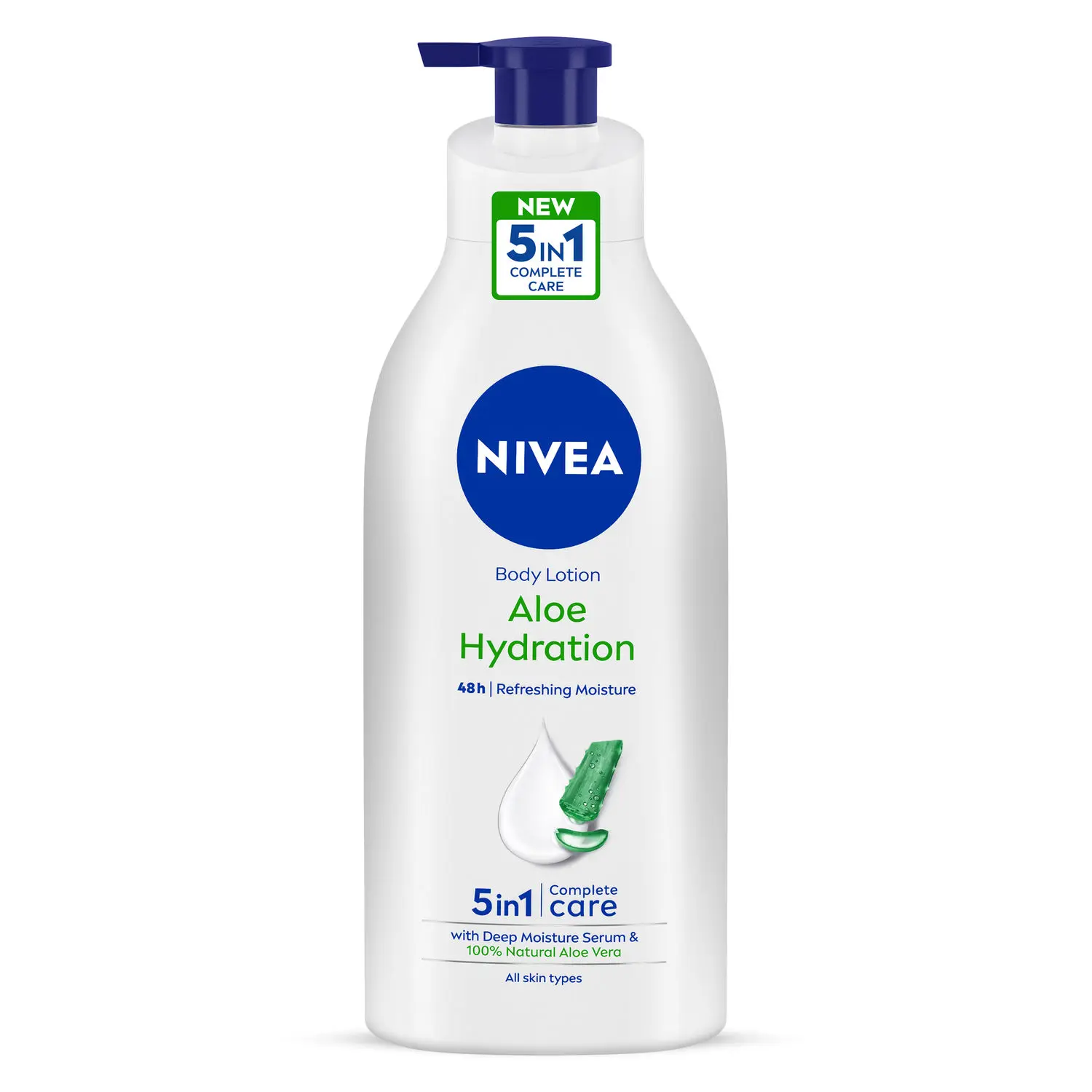 NIVEA Body Lotion, Aloe Hydration, For Normal Skin, 600ml