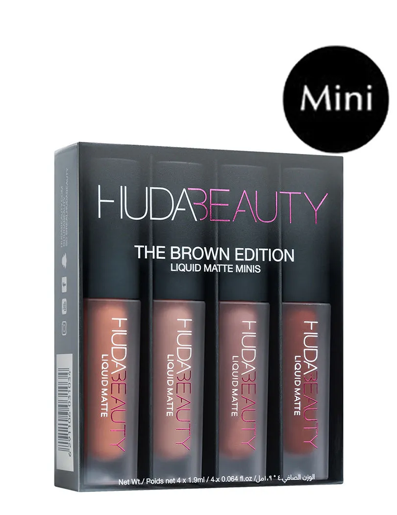 Huda Beauty Liquid Matte Minis - The Brown Edition