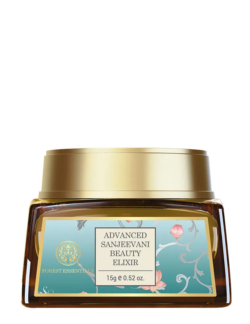 Forest Essentials Ayurvedic Travel Size Advanced Sanjeevani Beauty Elixir Anti-Aging Day Cream