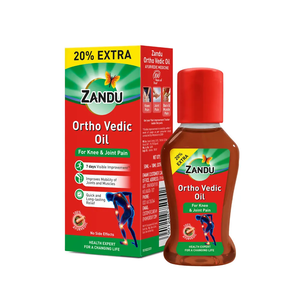 Zandu Ortho Vedic Oil for Knee & Joint Pain