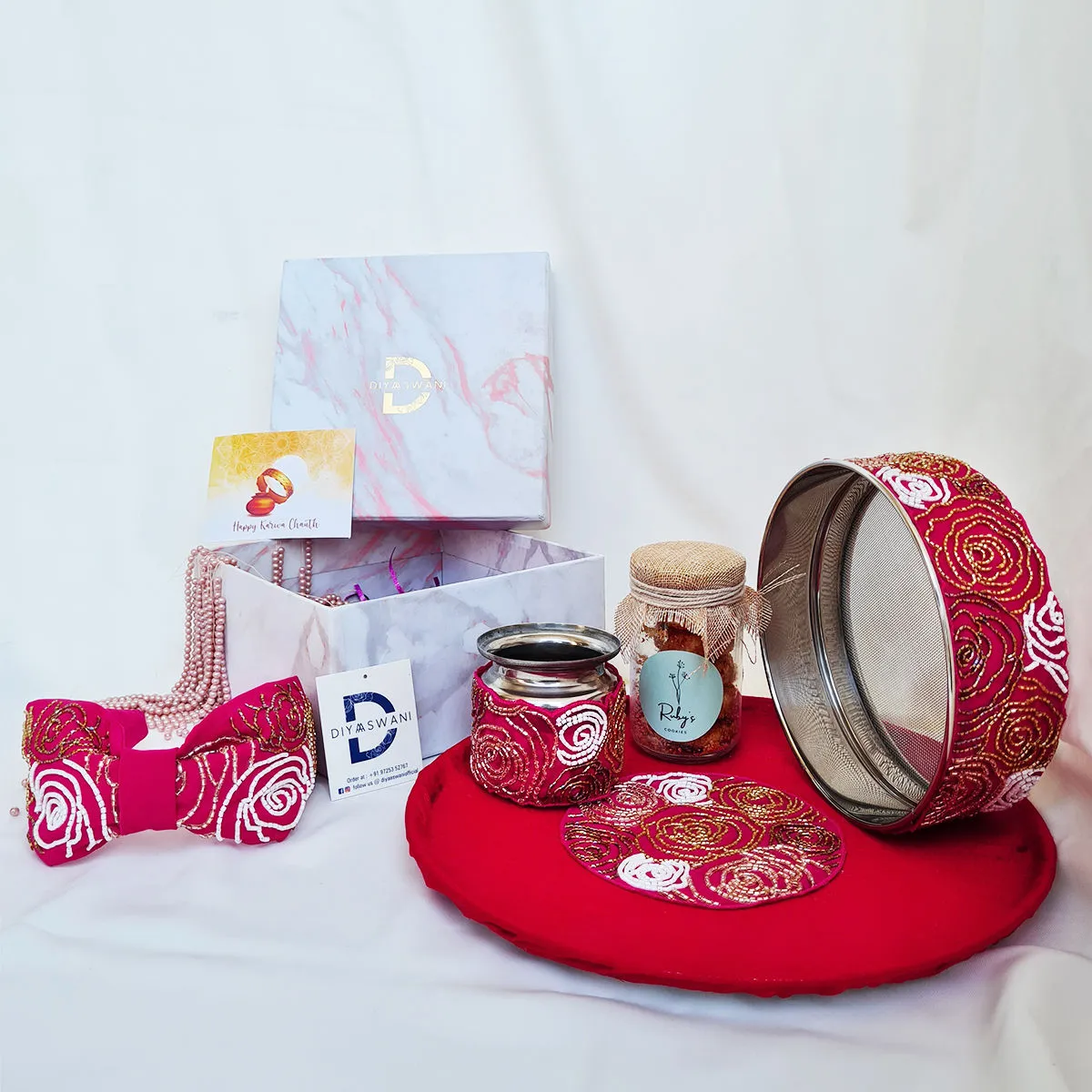 Diya Aswani Karwachauth Hamper Of Rosette