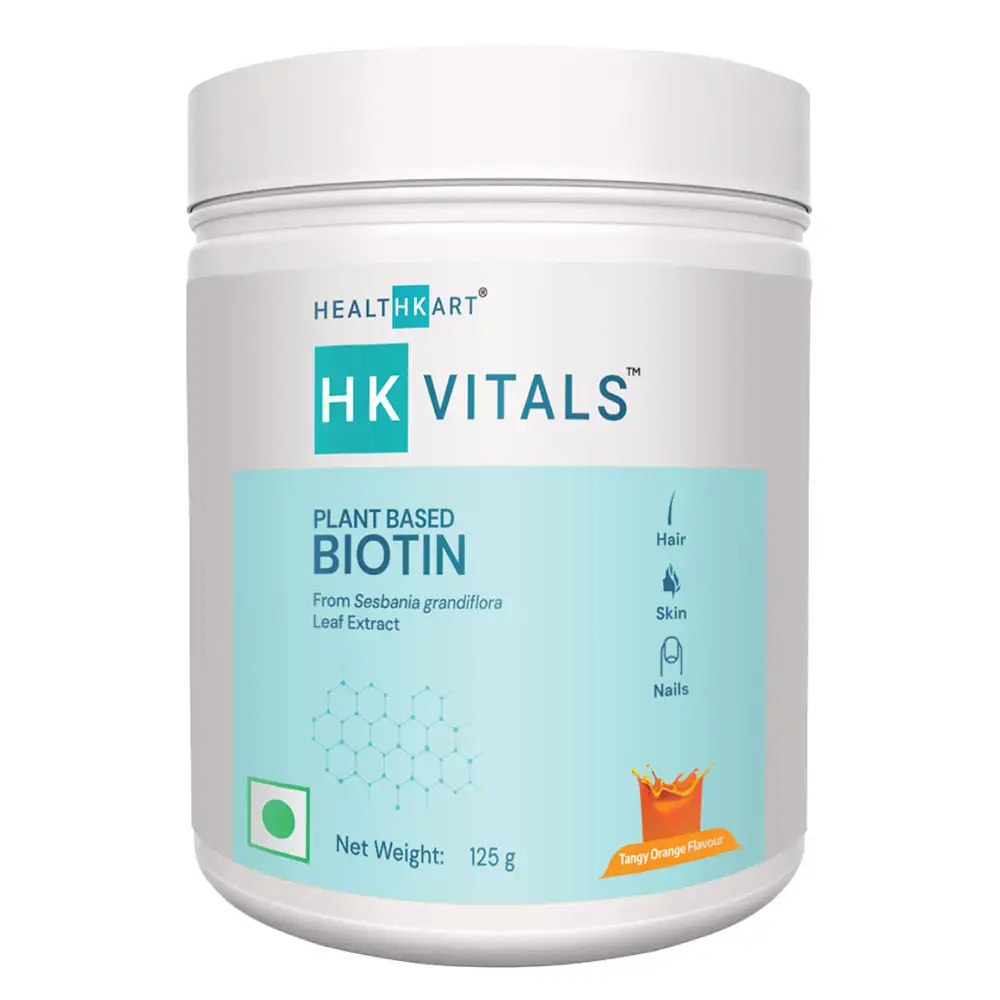 Healt Vital Plant based Biotin,  125 g  Tangy Orange