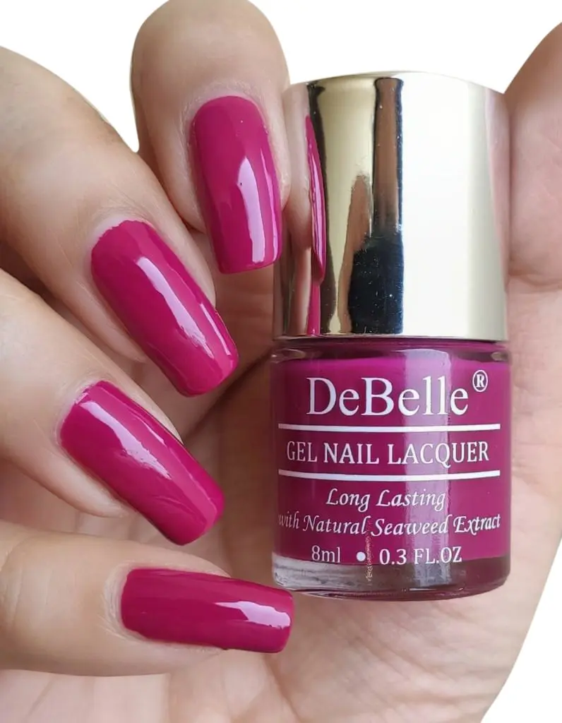 DeBelle Gel Nail Lacquer Glossy Camellia Berry - Dark Majenta, (8 ml)