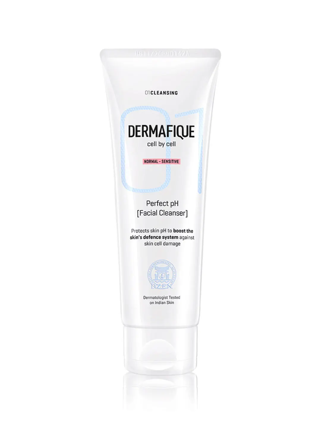 Dermafique Perfect Ph Facial Cleanser Face wash for normal to sensitive skin, with Chamomile & Vitamin E, SLES Free, paraben free, Ultra Mild, Deep cleanses, Dermatologist tested (100 ml)