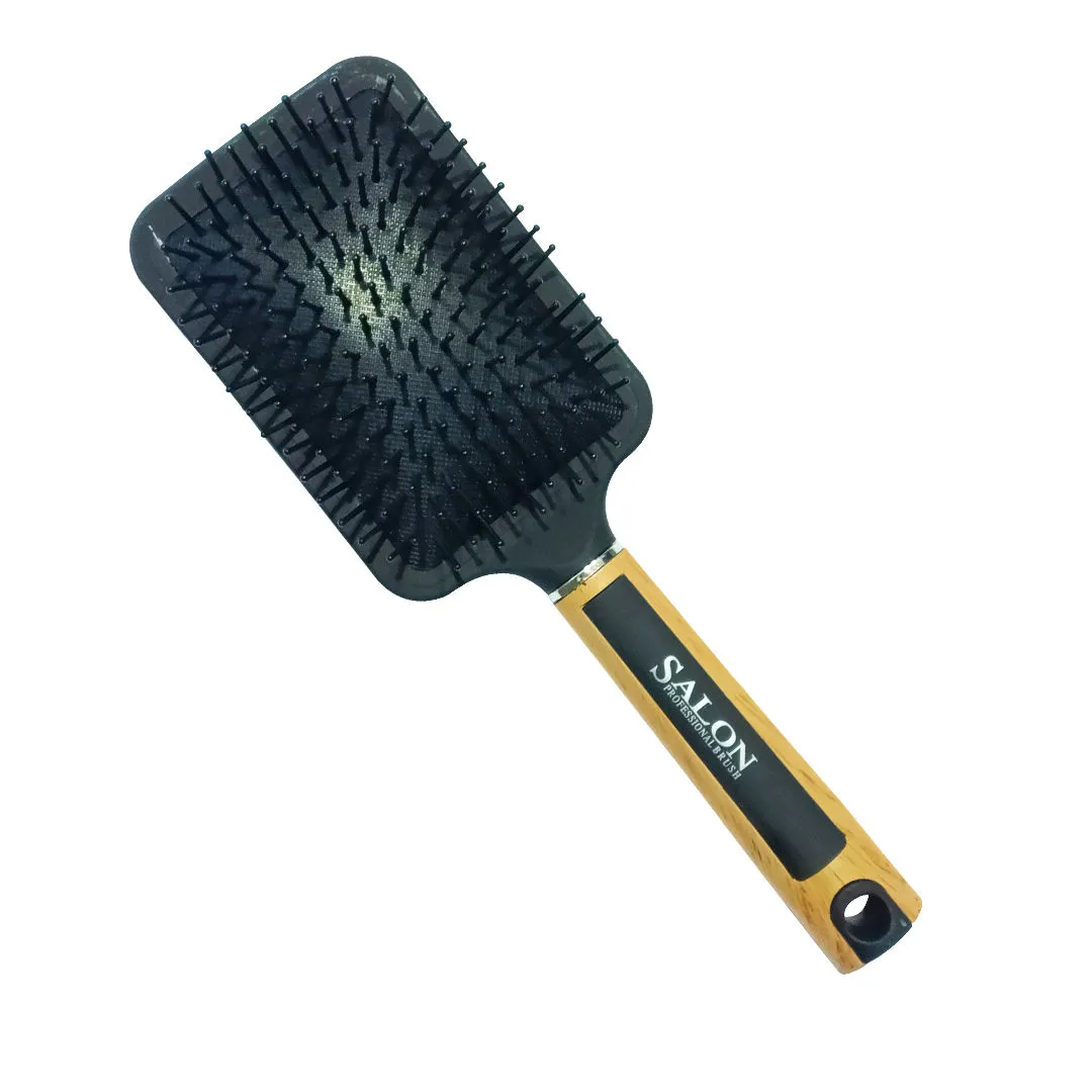 Sanfe Selfly Non-Electric Frizz Reducing Wooden Hair Straightening Brush