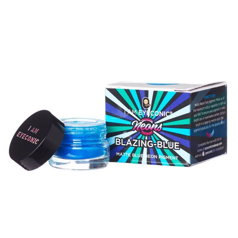 I AM EYECONIC Matte Neon Pigments - Blazing Blue