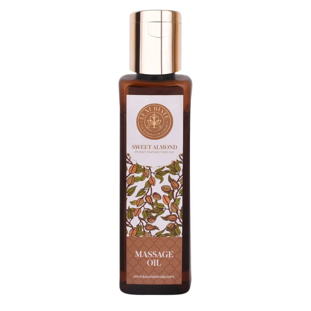 LUXURIATE Sweet Almond Massage Oil for Hair and Skin